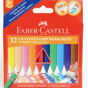 Crayones Triangulares  12 piezas Faber-Castell